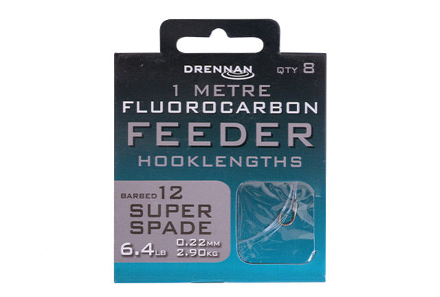 DRENNAN - Super Spade Feeder Rigs 1m Fluorocarbon