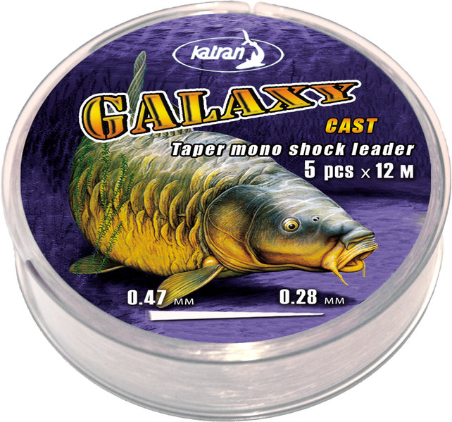 KATRAN - Galaxy Cast Taper Mono Shock Leader KATRAN - Galaxy Cast Taper Mono Shock Leader
