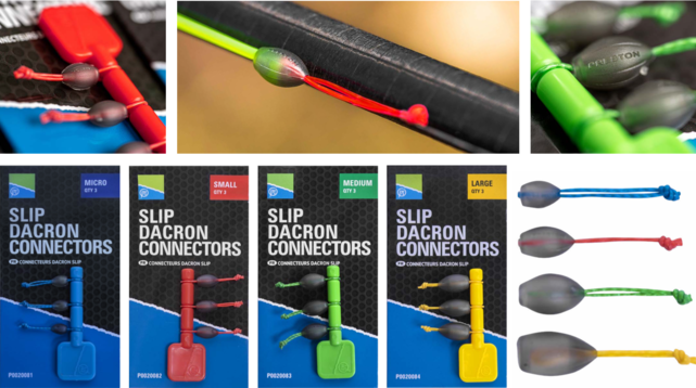 PRESTON -  Slip Dacron Connector PRESTON -  Slip Dacron Connector