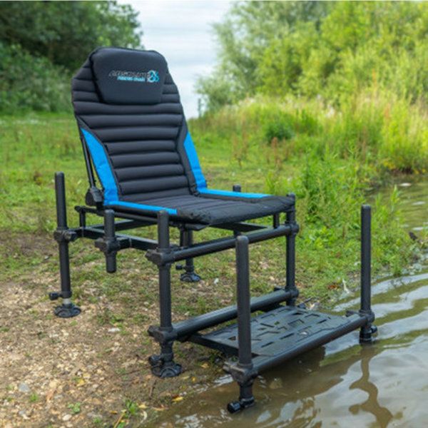 Sold - Preston Absolute 36 Feeder Fishing Chair + accessories.