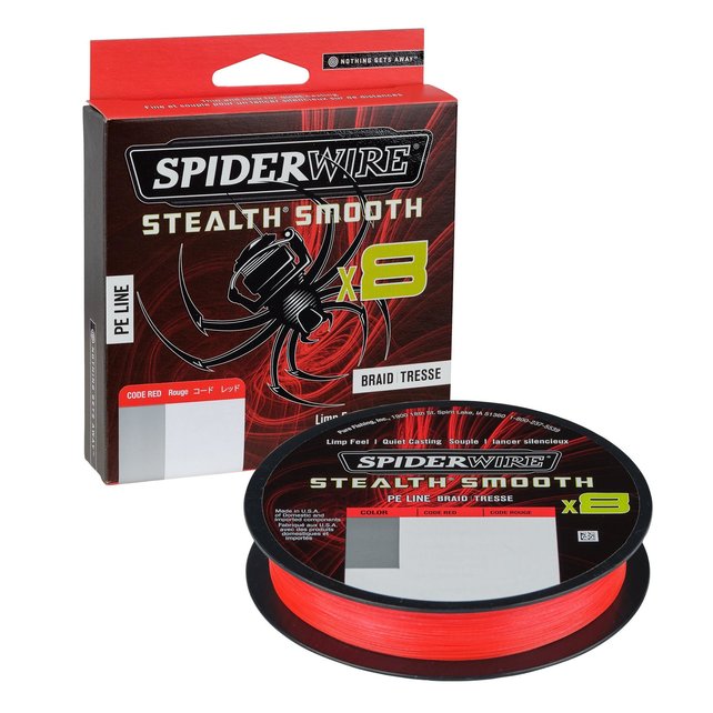 SPIDERWIRE -  Stealth® Smooth8 Code Red SPIDERWIRE -  Stealth® Smooth8 Code Red