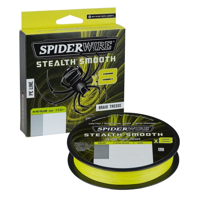 SPIDERWIRE -  Stealth® Smooth8 Hi-Vis Yellow SPIDERWIRE -  Stealth® Smooth8 Hi-Vis Yellow