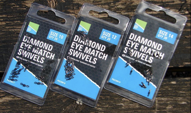PRESTON - Diamond Eye Match Swivels PRESTON - Diamond Eye Match Swivels