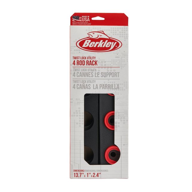 BERKLEY - Twist Lock Utility 4 Rod Rack BERKLEY - Twist Lock Utility 4 Rod Rack