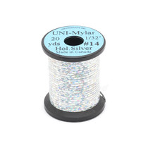 UNI Mylar - Tinsel Holographic Silver Small #14