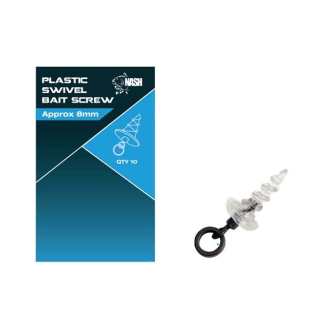 NASH - Plastic Swivel Bait Screw 8mm