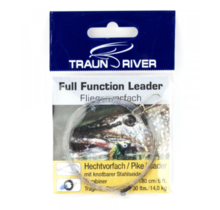 TRAUN RIVER - Pike Leader with Knottable Steel Wire & Carabiner