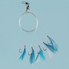 Feather Blue/White/Glitter