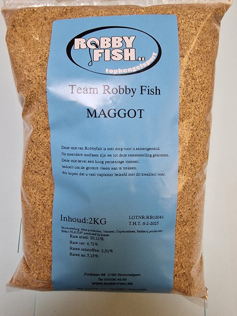ROBBY FISH HUISVOEDER - Maggot 2kg