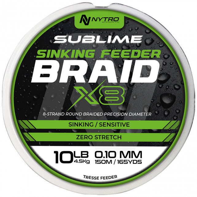 NYTRO - Sublime X8 Sinking Feeder Braid