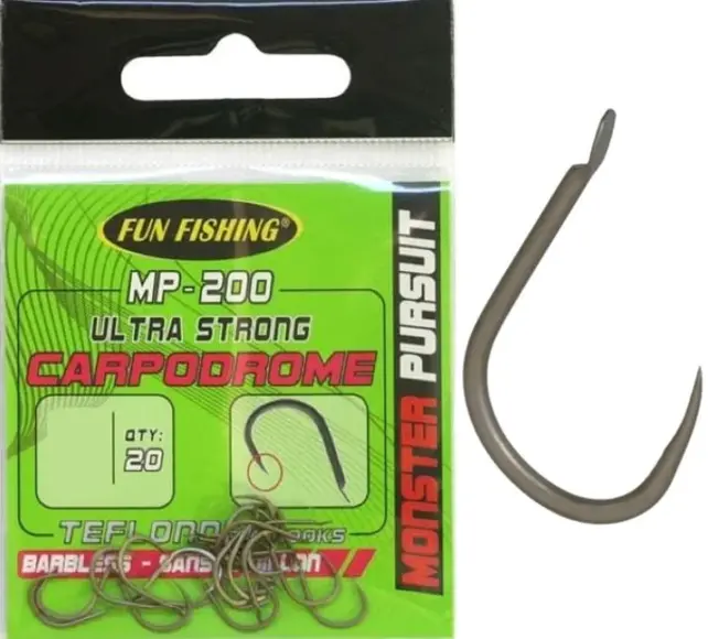 FUN FISHING - MP-200 Ultra Strong Carpodrome Barbless FUN FISHING - MP-200 Ultra Strong Carpodrome Barbless