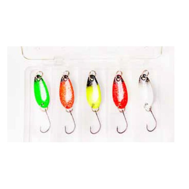 FLADEN - Conrad Mini Spoon Assortiment 5pack 3gr FLADEN - Conrad Mini Spoon Assortiment 5pack 3gr