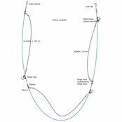 MIDNIGHT MOON - Platvis Onderlijn Met Relay Clips MIDNIGHT MOON - Platvis Onderlijn Met Relay Clips