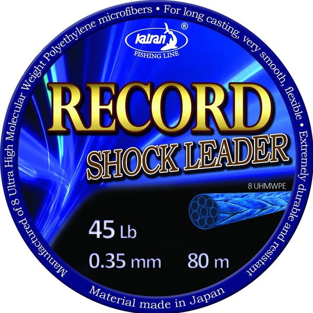 KATRAN - Record Shock Leaders Braided 80m KATRAN - Record Shock Leaders Braided 80m