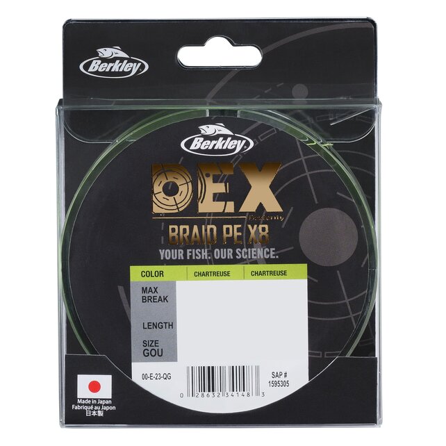 BERKLEY - DEX Braid x8 Chartreuse