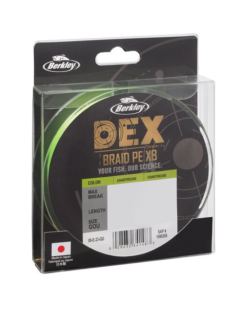 BERKLEY - DEX Braid x8 Chartreuse