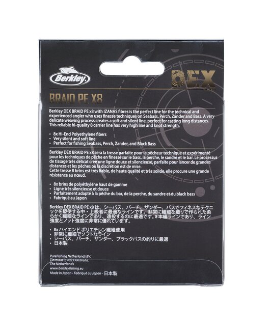 BERKLEY - DEX Braid x8 Chartreuse