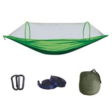 FLADEN - Hammock With Mosquito Net Green