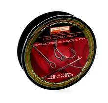 PB PRODUCTS - Hollow Silk Splicable Hooklink 30lb Multi Weed 10m