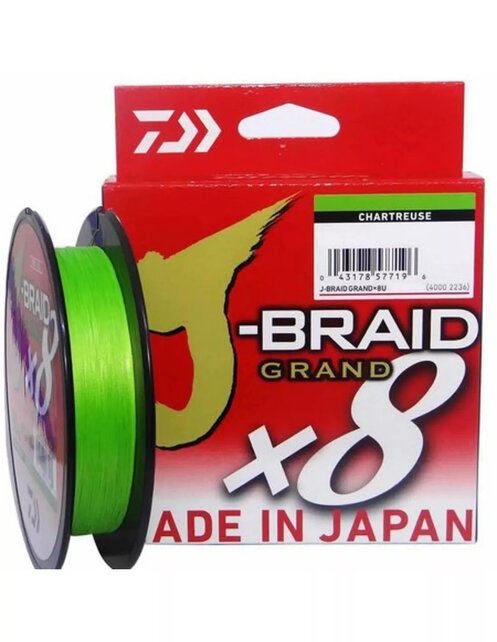 DAIWA - J-Braid Grand X8 Chartreuse DAIWA - J-Braid Grand X8 Chartreuse