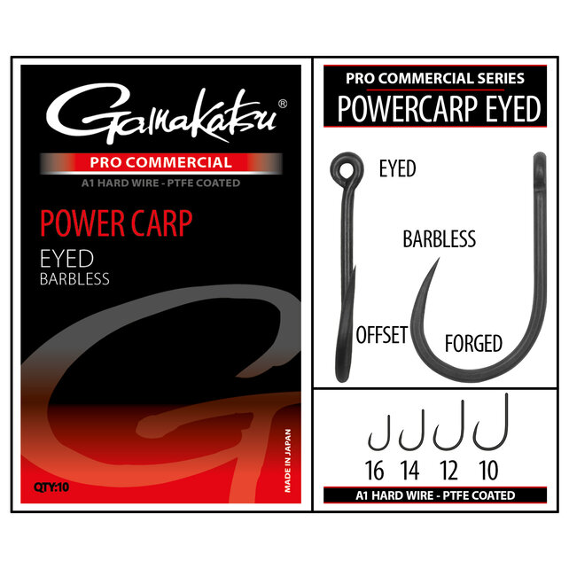 GAMAKATSU - Pro Commercial Power Carp Eyed