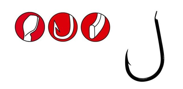 GAMAKATSU - Power Carp Flatted Eye