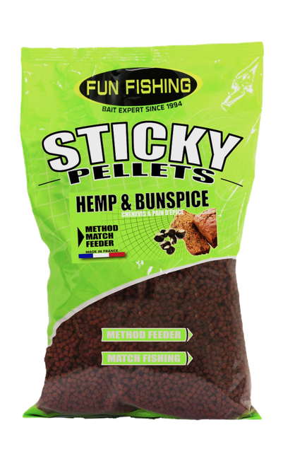 FUN FISHING - Sticky Pellets 700gr FUN FISHING - Sticky Pellets 700gr