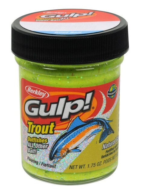 BERKLEY - Gulp!® Trout Dough Chunky Chartreuse Garlic