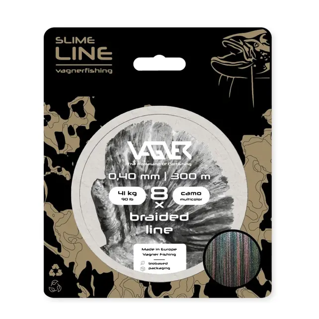 VAGNER - Braided Line Camo Multicolor 300m VAGNER - Braided Line Camo Multicolor 300m