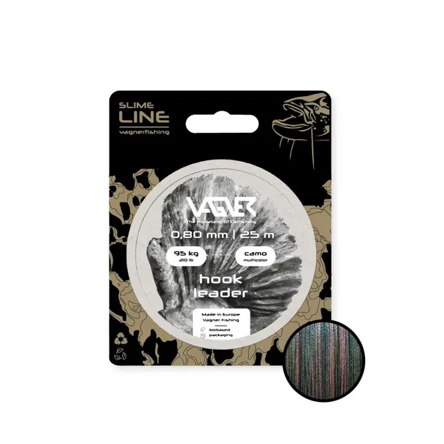 VAGNER - Hook Leader Camo Multicolor 25m VAGNER - Hook Leader Camo Multicolor 25m