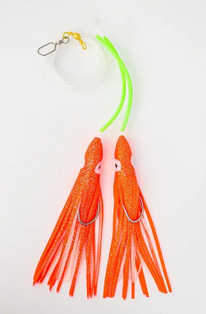 FLADEN - Ling/Lump & Cod Double Red Octopus Rig #7/0 FLADEN - Ling/Lump & Cod Double Red Octopus Rig #7/0