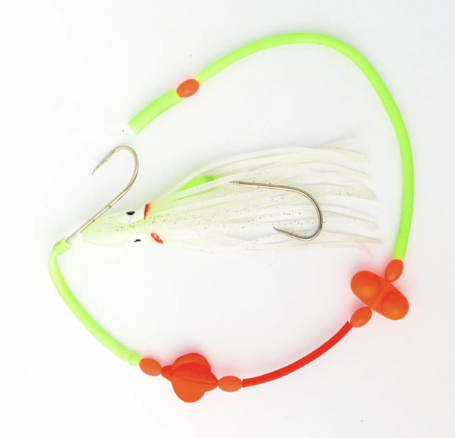 FLADEN - Leng/Lump & Cod/Whiting Lumi Rattle Octopus Rig #7/0 FLADEN - Leng/Lump & Cod/Whiting Lumi Rattle Octopus Rig #7/0