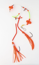 Cod/Whiting Red Double Rattle Octopus Rig