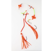 FLADEN - Cod/Whiting Red Double Rattle Octopus Rig #7/0