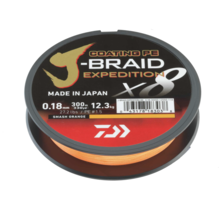 DAIWA - J-Braid Expedition X8 Smash Orange 150m
