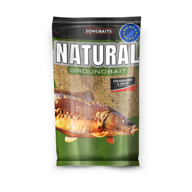 SONUBAITS - Natural Strawberry & Hemp 1kg SONUBAITS - Natural Strawberry & Hemp 1kg