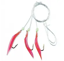FLADEN - Day-Glo Red 3-Hooks