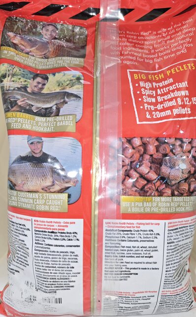 DYNAMITE BAITS - Robin Red Carp Pellets