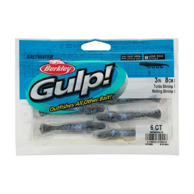 BERKLEY - Gulp!® Turbo Shrimp  4 of 6st BERKLEY - Gulp!® Turbo Shrimp  4 of 6st