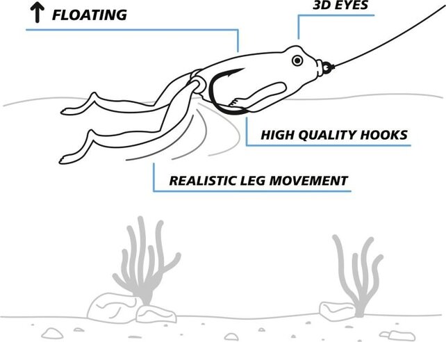 ZEBCO - Top Frog 65mm 16gr