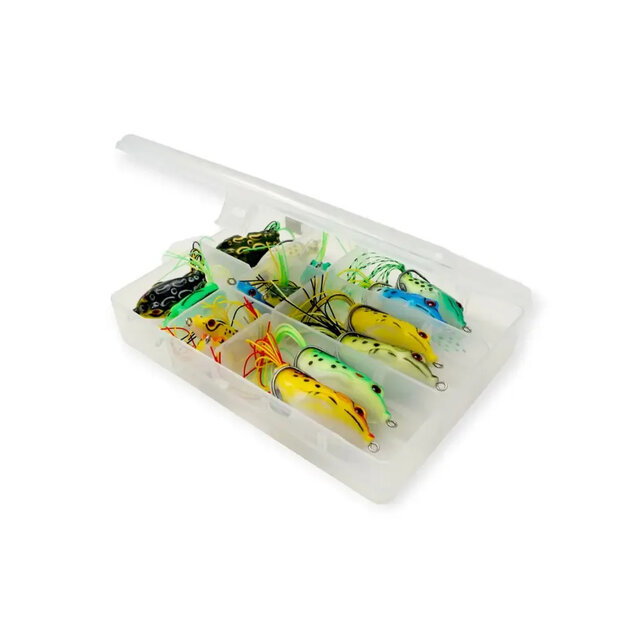 FISH-ZPRO FROG / KIKKER VOORDEEL SET 15 STUKS FISH-ZPRO FROG / KIKKER VOORDEEL SET 15 STUKS