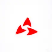 SKEATER BAIT FINS (UV RED)/10PCS