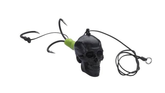 MADCAT SKULL/WORM BLADE JIG