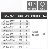 BKK Aberdeen-R Diamond haken