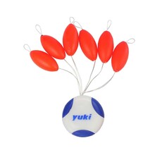 Oval Floating Beads With Stopper 6