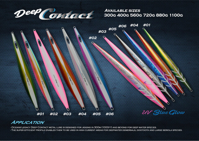 Ocean's Legacy Deep Contact Jigs
