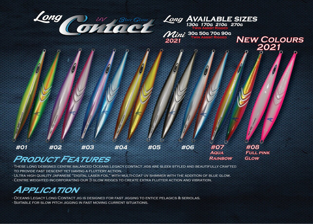 Ocean's Legacy Long Contact Jigs