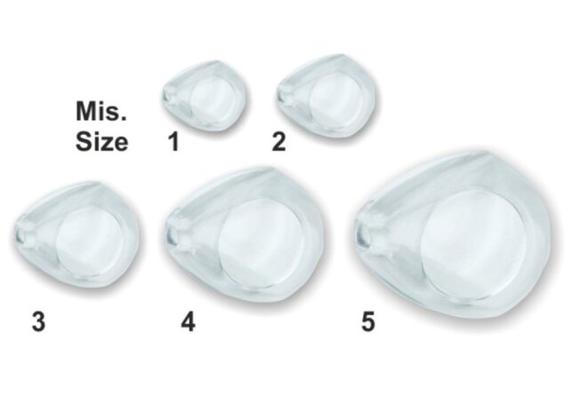 Stonfo Soft Streamer Fish Heads Clear