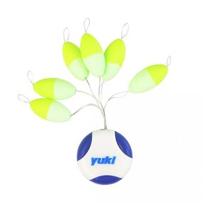 Oval Floating Beads With Stopper 6