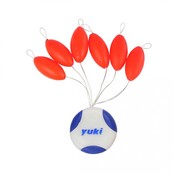 Yuki Oval Floating Beads With Stopper 6